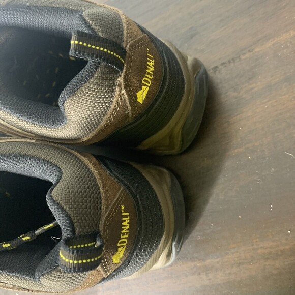 DENALI Mens Hiking Boots Leather 8.5 Trail Outdoor Brown Yellow Earth Tones Lace - Picture 10 of 12